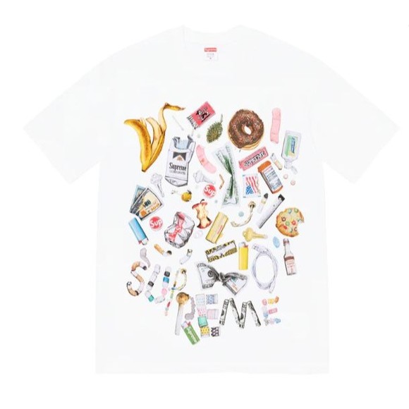 Supreme Other - Supreme Trash Tee White Size XXL Aurel Schmidt Art Marlboro Streetwear